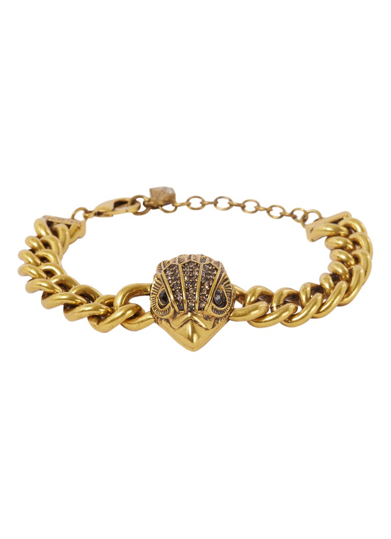 Bracciale Kurt Geiger Eagle a maglie larghe con zirconi cubici