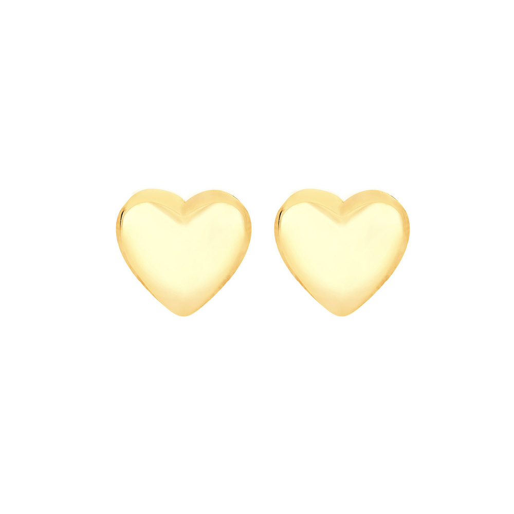 Elli Elli Boucles d'Oreilles Femme Boucles d'Oreilles Tendance Coeur Motif en 925 Ster Boucles d'oreilles
