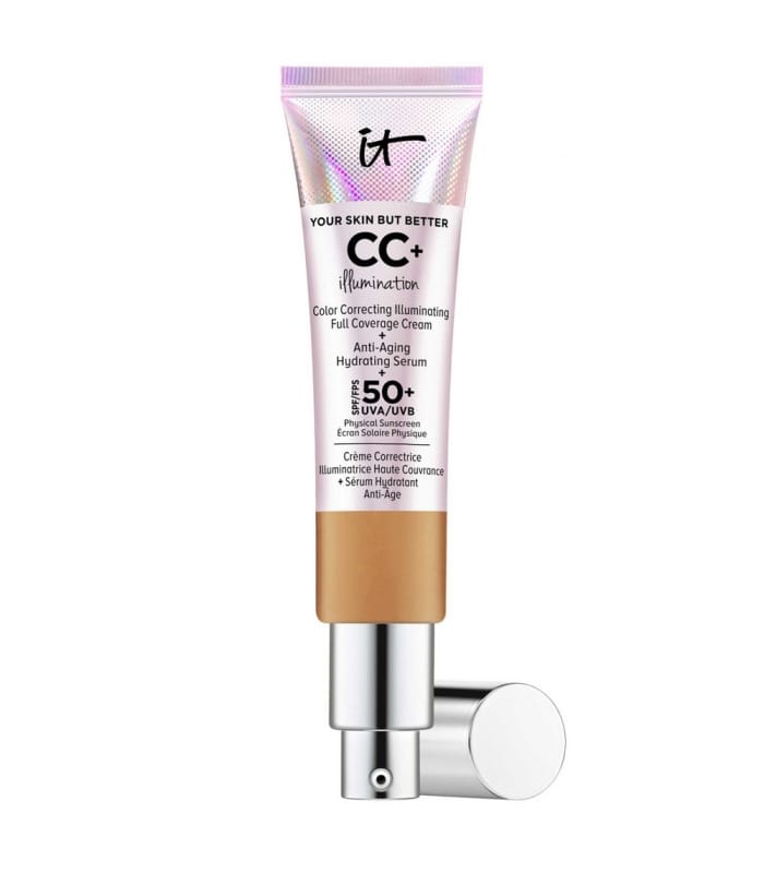 IT COSMETICS-Your Skin But Better™ Cc+ Cream Illumination-Crème Correctrice Illuminatrice Haute Couvrance + Sérum Hydratant Anti-Âge SPF 50+