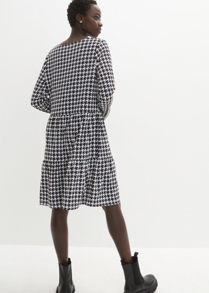 Shirtkleid Hahnentritt