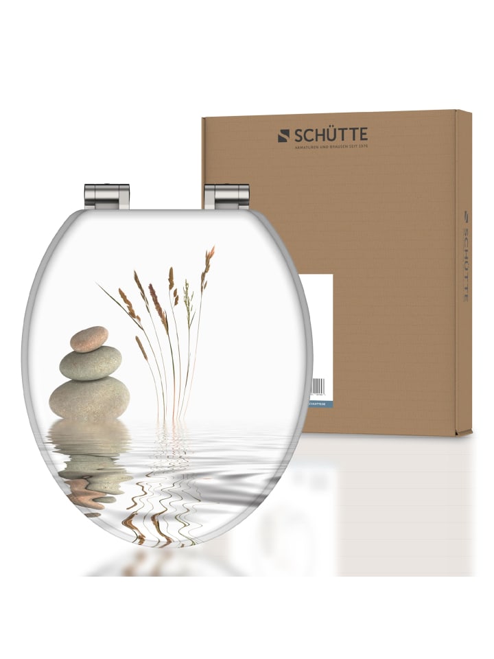 Schütte MDF WC Sitz BALANCE mit Absenkautomatik - (L) 45 x (B) 37 x (H) 5 cm günstig kaufen onesize