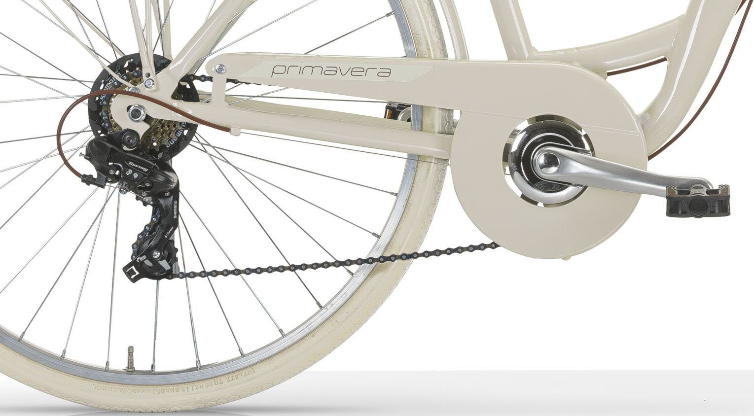 MBM Cityrad NEW Primavera, 6 Gang Shimano TY300 Schaltwerk, Kettenschaltung