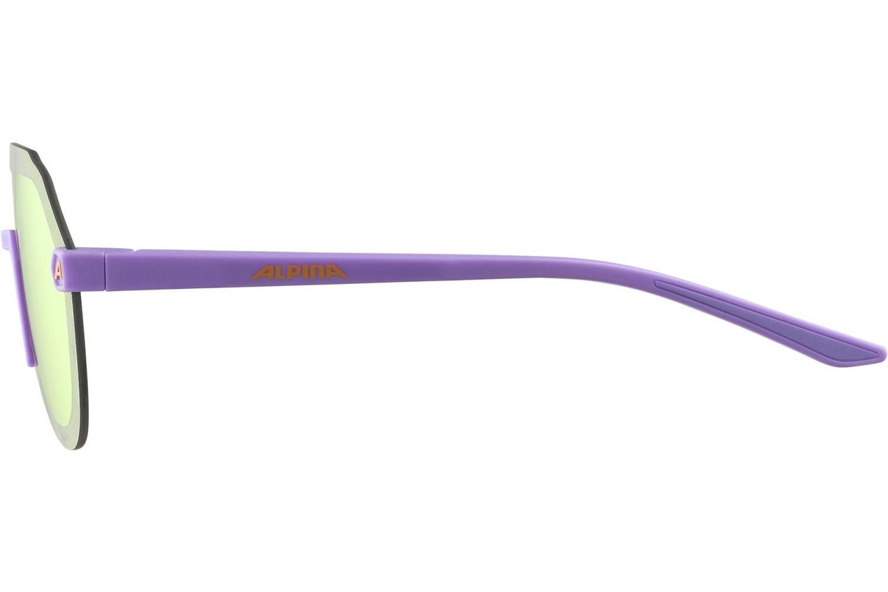 Alpina Beam II purple matt / orange mirror lens