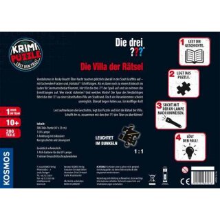 Krimipuzzle: ??? Die Villa der Rätsel (300 Teile)