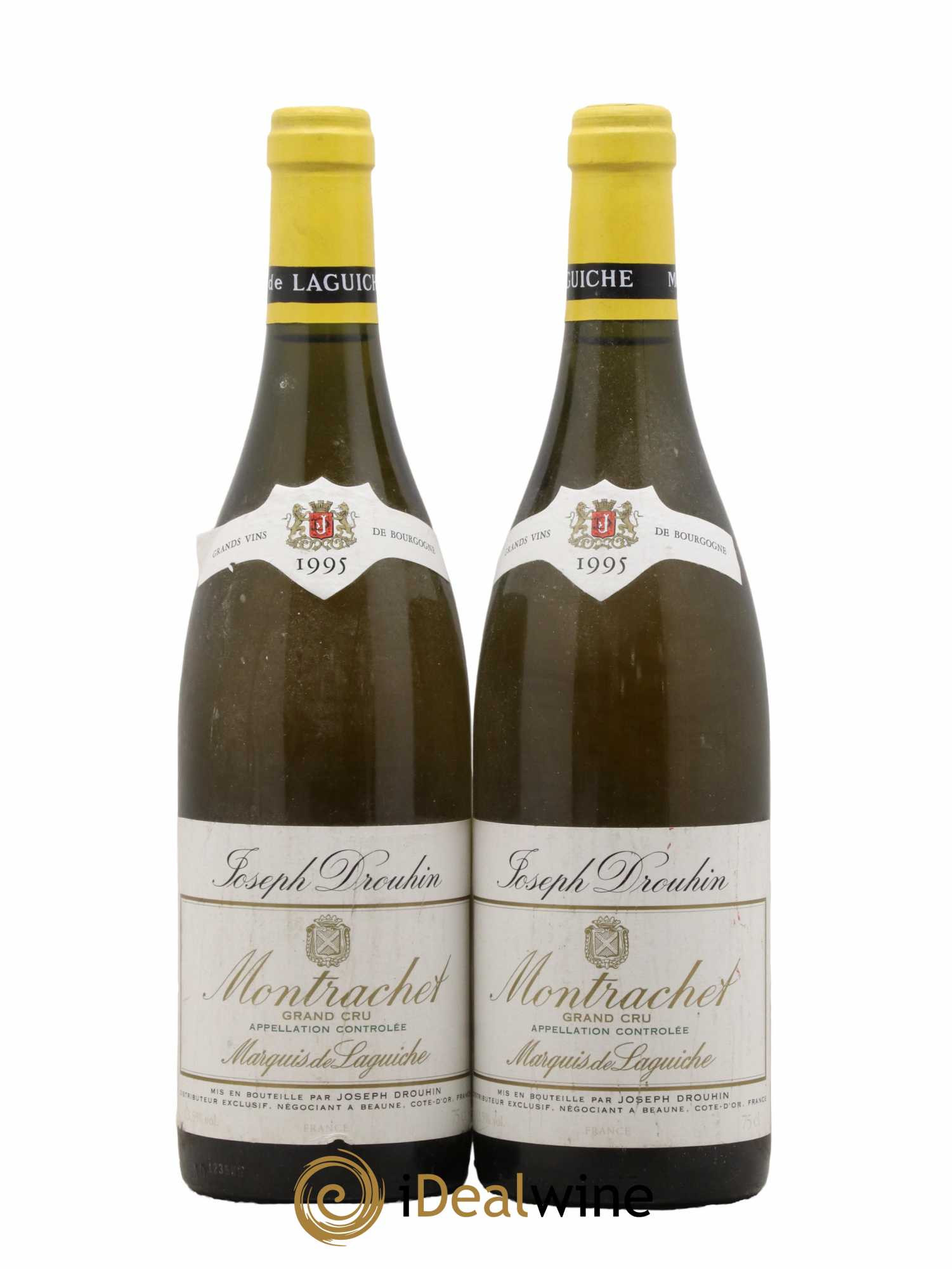 Montrachet Grand Cru Marquis de Laguiche Joseph Drouhin  1995 - Lot de 2 Bouteilles