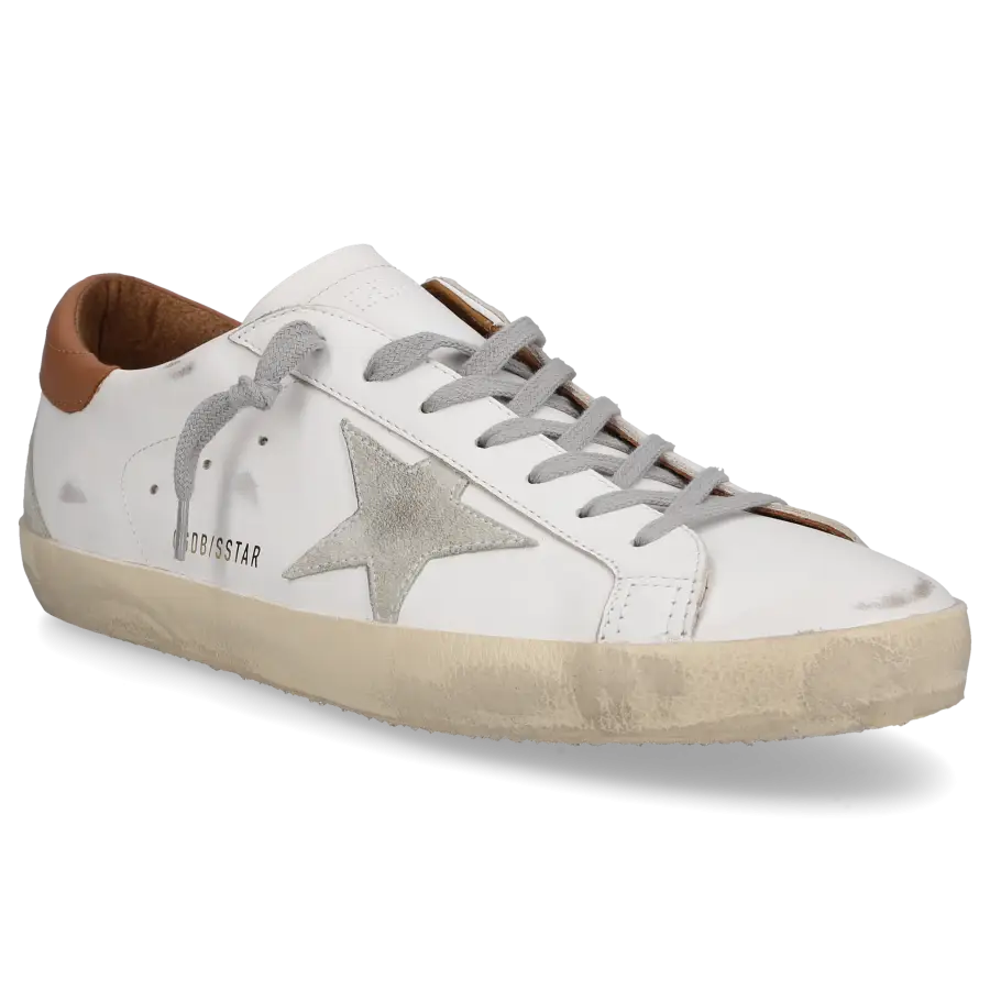 Golden Goose - Sneaker low SUPER-STAR Kalbsleder - weiß