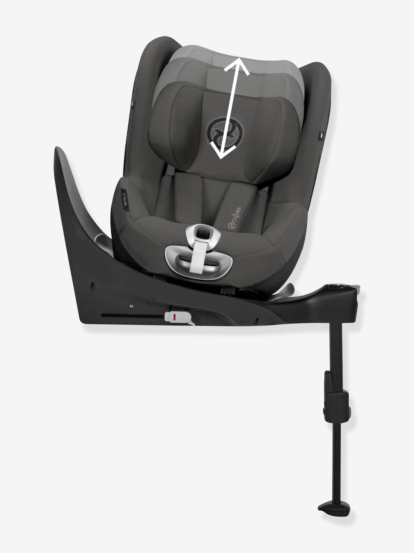 Siège-auto CYBEX Platinum Sirona Z2 i-Size 45 à 105 cm, équivalence groupe 0+/1 gris (soho grey)