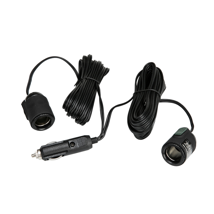 Doppel-Verlängerungskabel für den Zigarettenanzünder von Norauto, 12V, 10 A Sicherung, 5 m Länge, 1 Stück - ATU