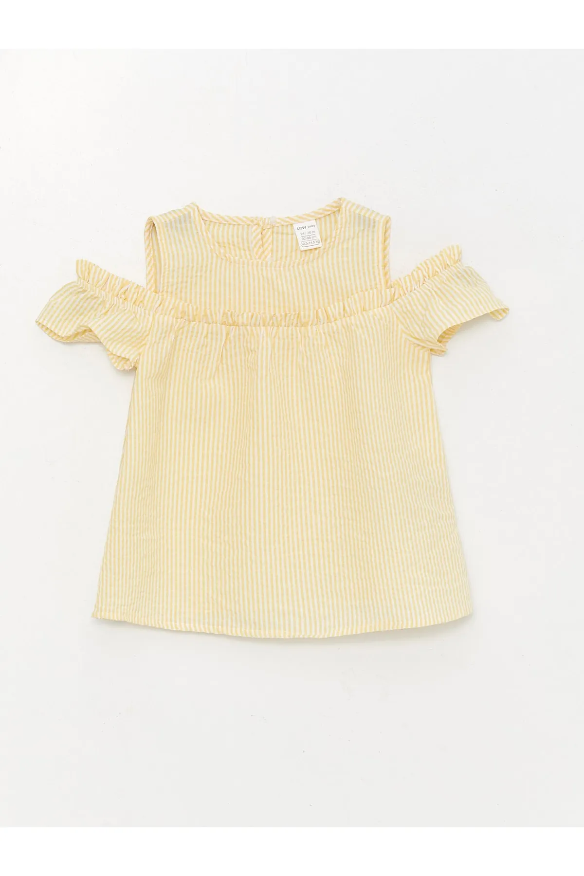 LC Waikiki  2er-Set Bluse und Shorts mit Rundhalsausschnitt für Baby-Mädchen