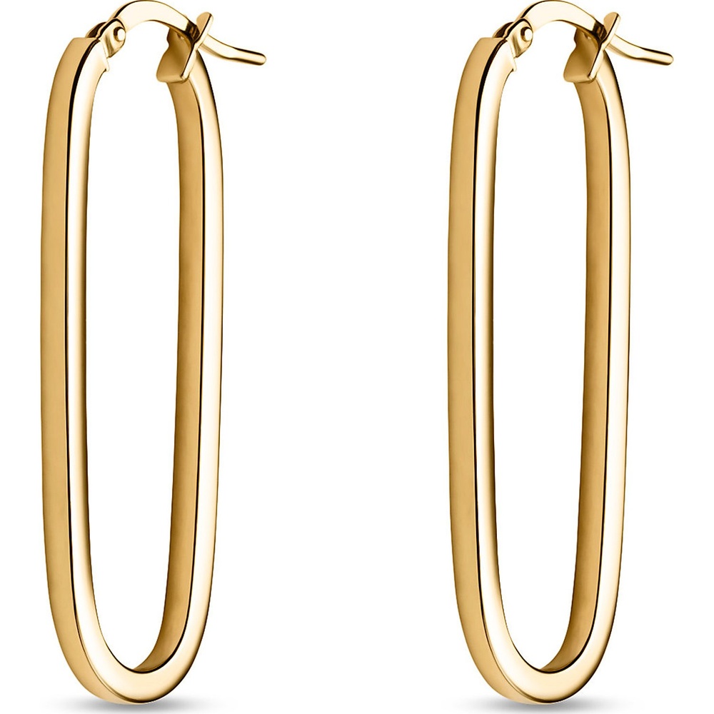 Valeria Créoles 375 Or jaune Boucles d'oreilles