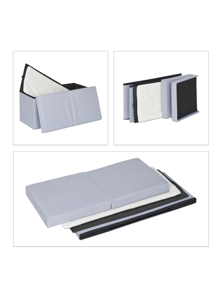 relaxdays Katzenhöhle in Grau - (B)74,5 x (H)38,5 x (T)37 cm günstig kaufen onesize