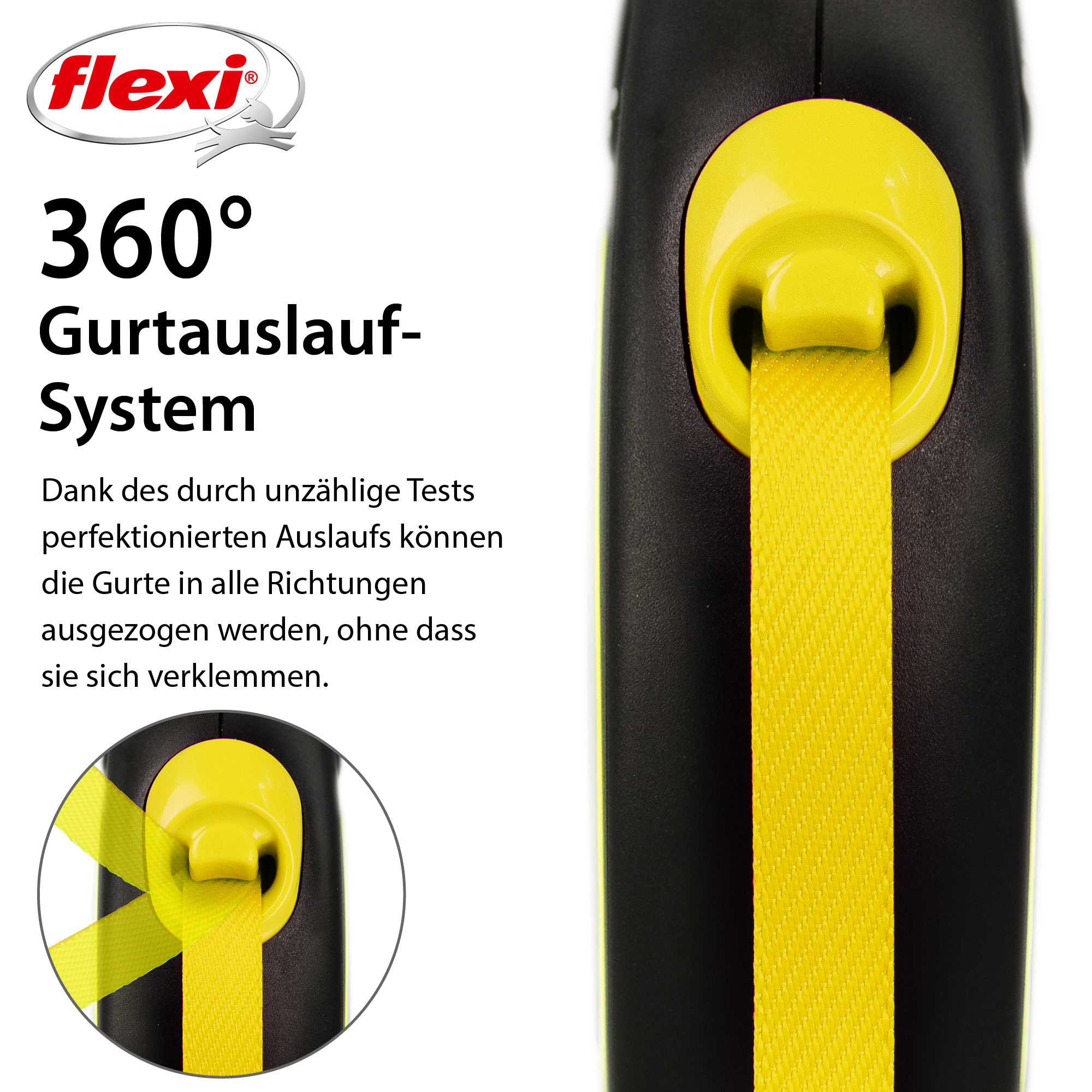 Flexi Hundeleinen Flexi New Neon Gurt neon S
