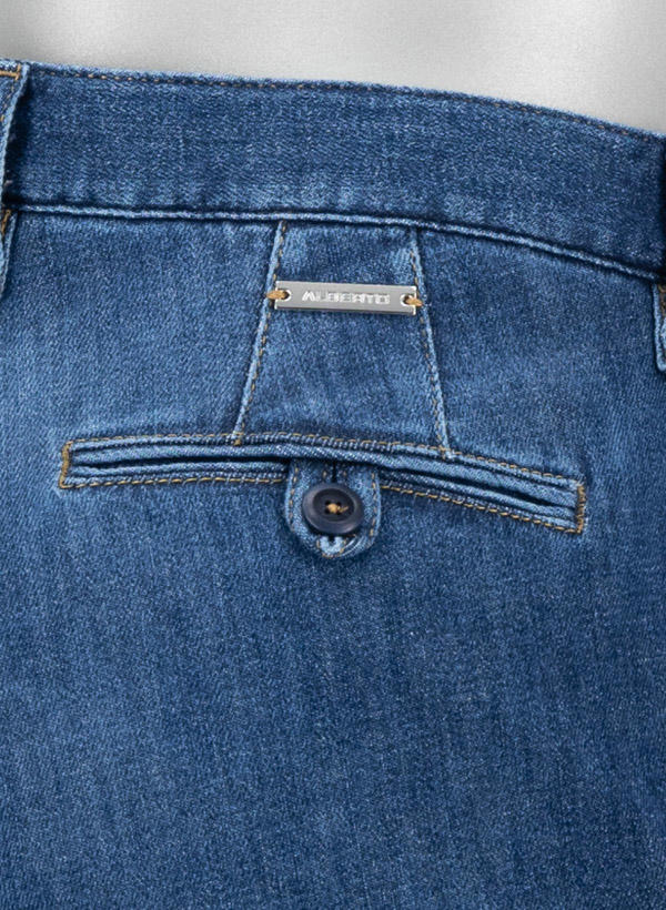 Alberto, Jeans Lou, Regular Fit, Kaschmir-Baumwolle, blau