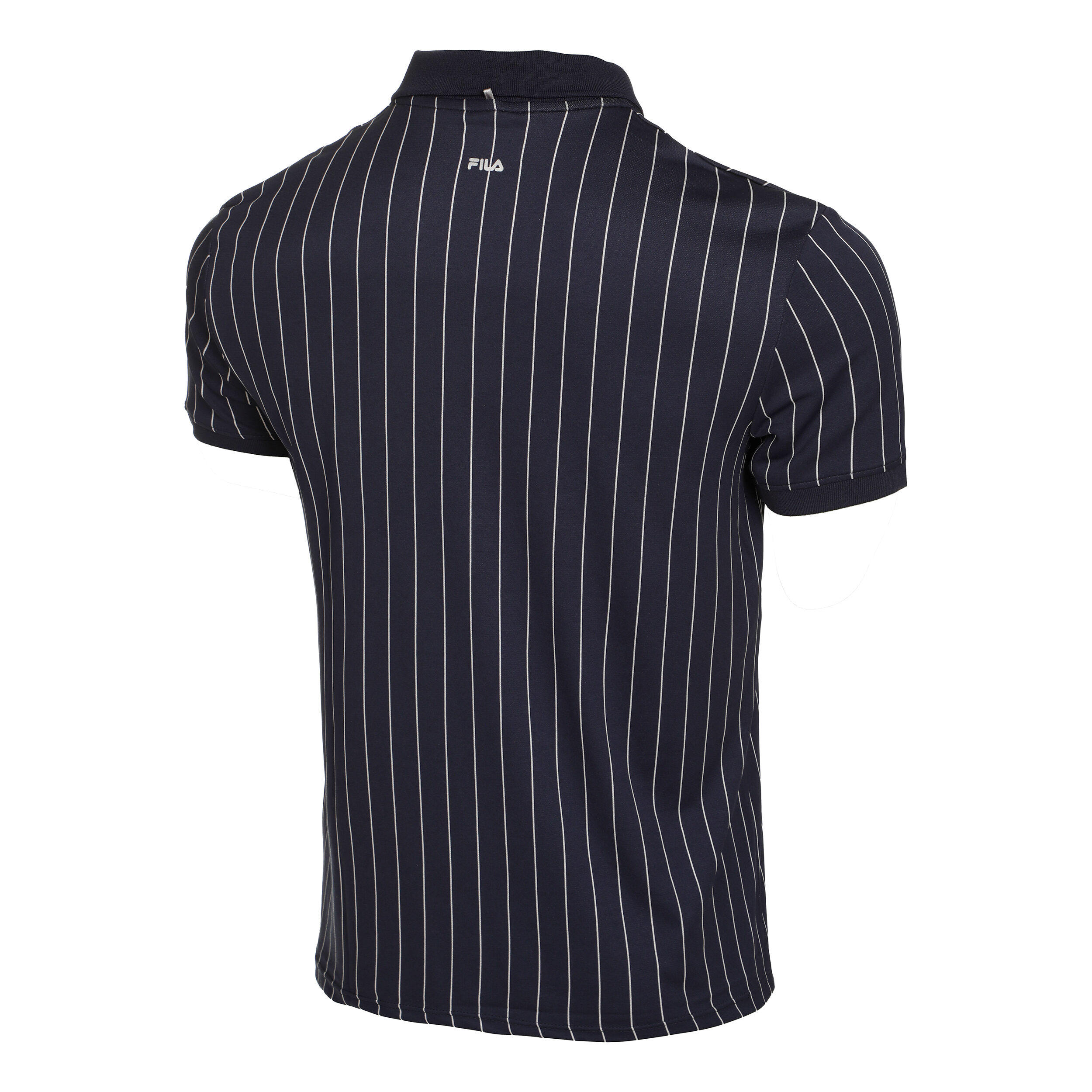 Stripes Polo Herren - Dunkelblau, Weiß