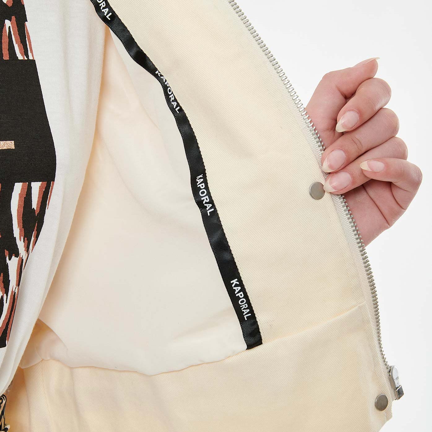 PLOOM  Veste écrue femme