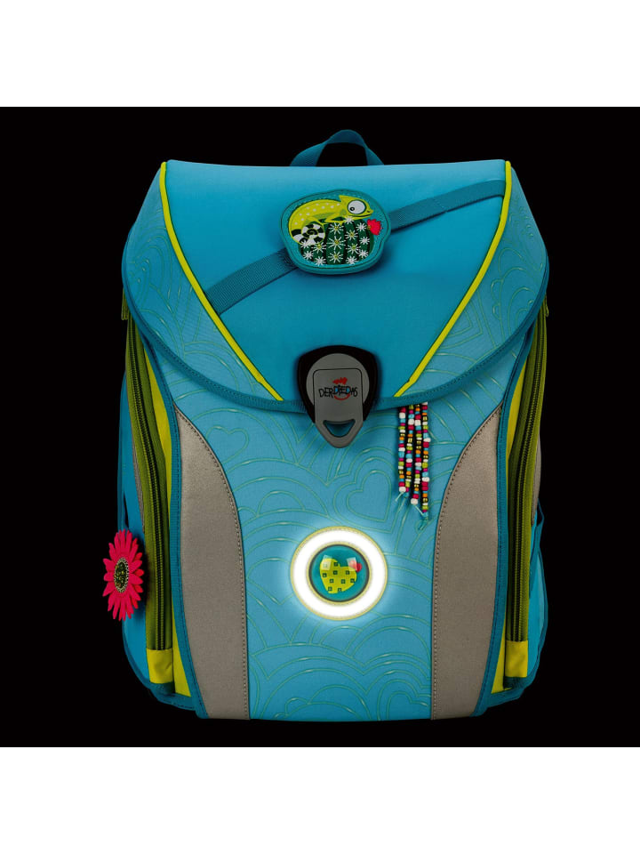 DerDieDas ErgoFlex Max LED Schulranzen-Set 5-teilig in primavera günstig kaufen onesize