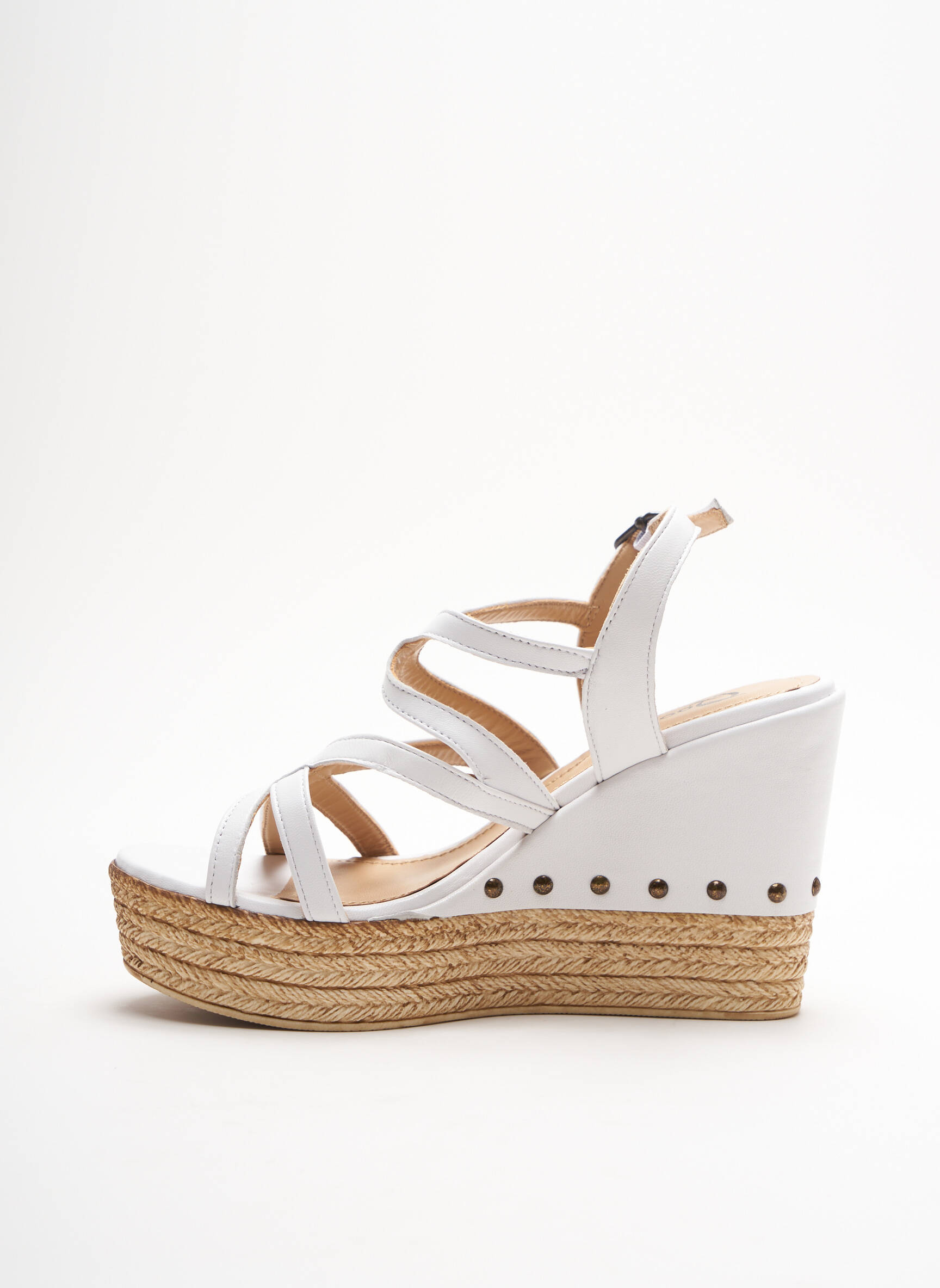Qoo Tum Sandales Nu Pieds Femme couleur blanc