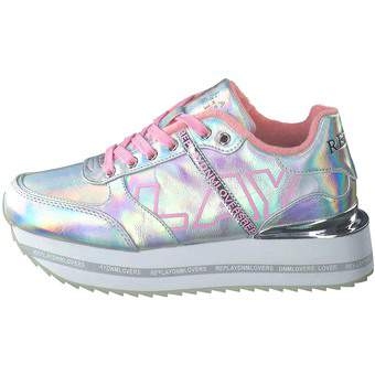 Replay New Penny Pastel Sneaker in silber