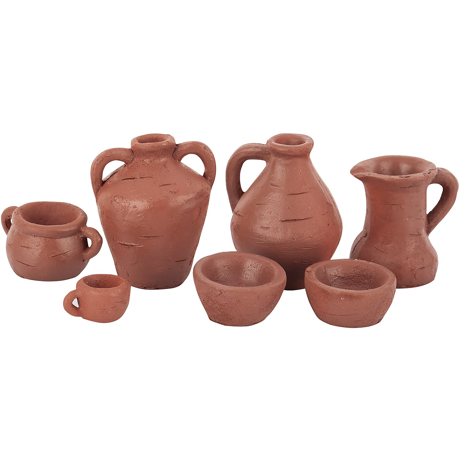 Amphoren, 1–3 cm, 7 Stück