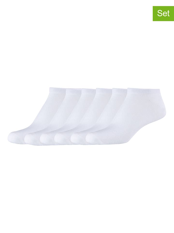 s.Oliver 6er-Set: Socken in Weiß günstig kaufen