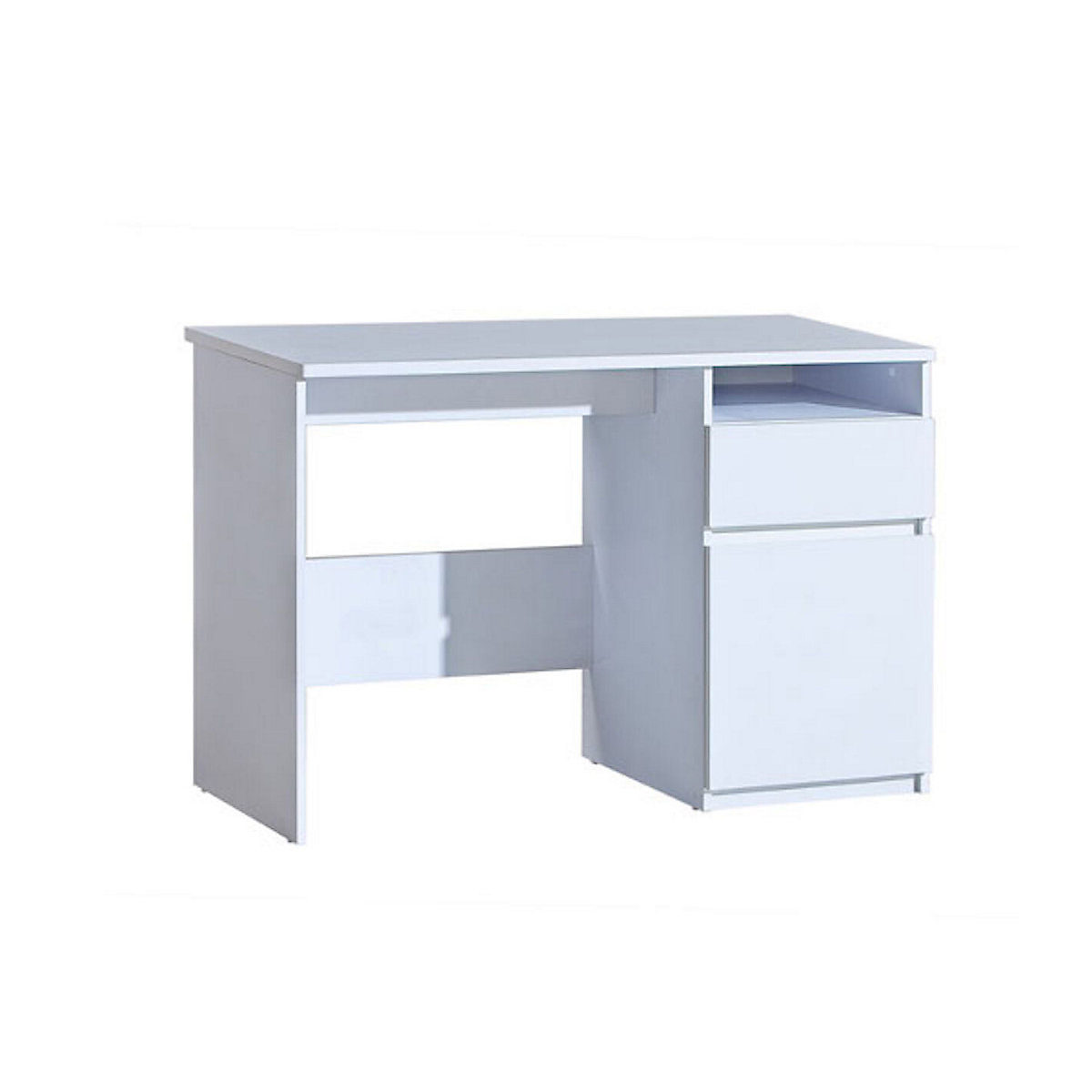Schreibtisch Computertisch Arcca 120cm Farbe wählbar grifflos 1-türig mit 1 Schublade