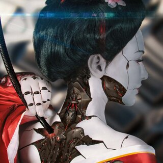 Würfelschale Geisha