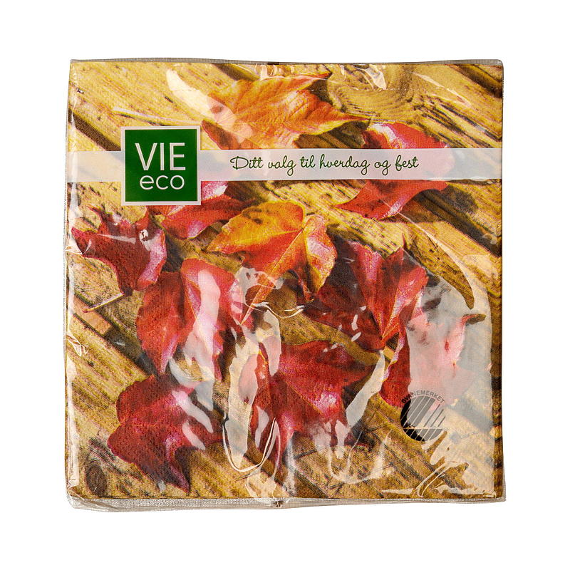 Vie Eco Servietter 20-pk 33x33 cm, Høst