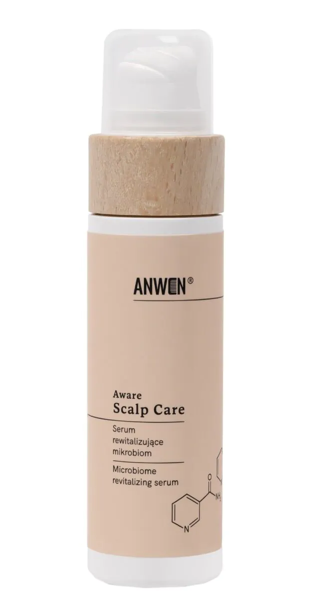 „Anwen Aware“ galvos odos priežiūros mikrobiomą atgaivinantis serumas