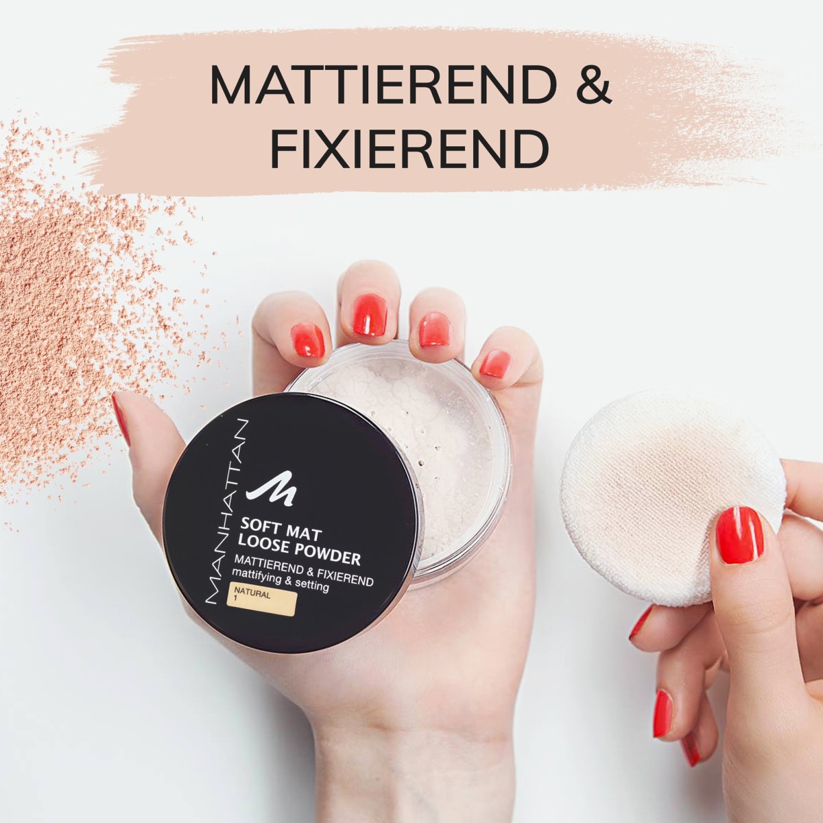Loses Puder Soft Mat Natural 1, 20 g