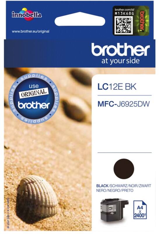 Brother LC12EBK Original Tintenpatrone Schwarz