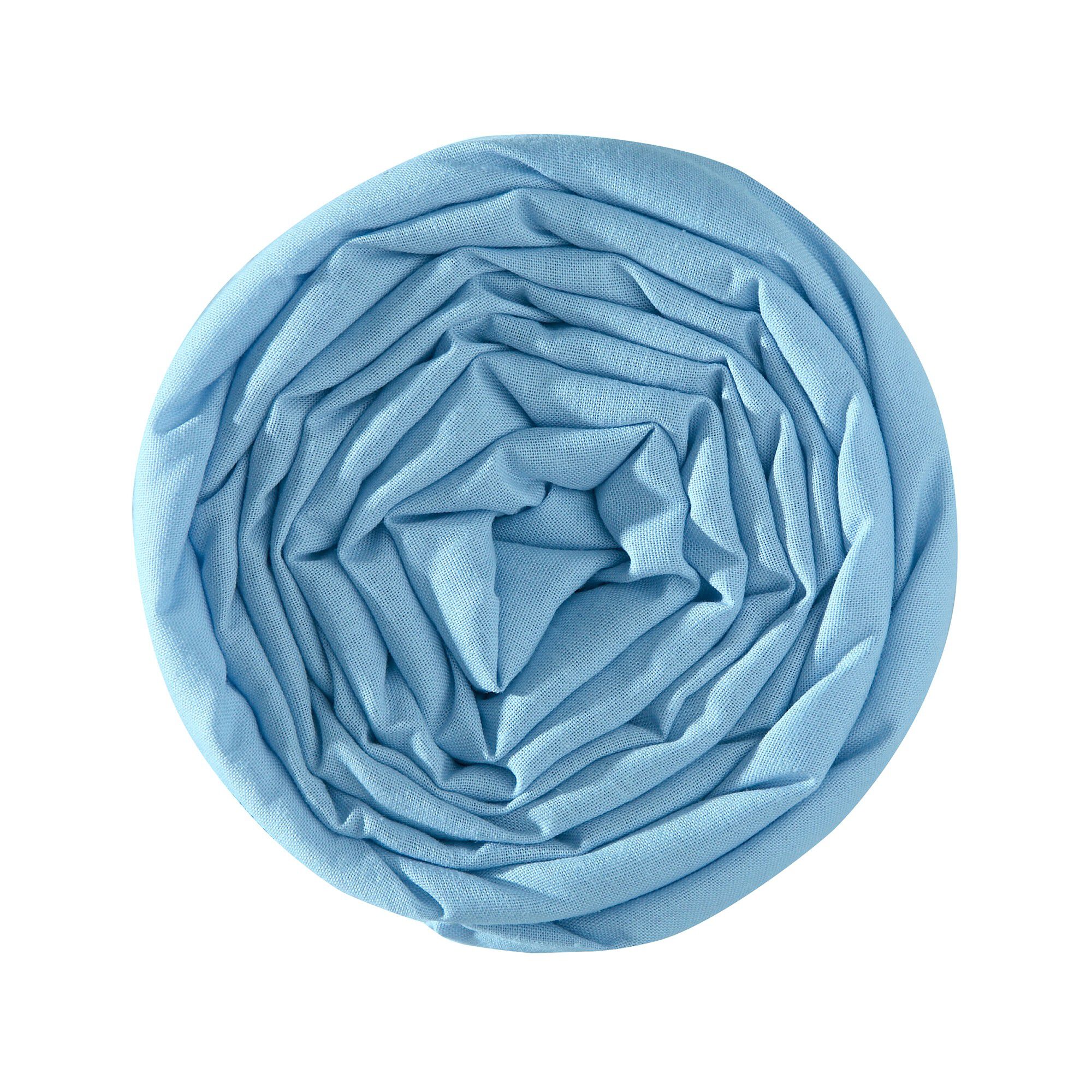 Drap-housse uni sommier articulé flanelle bonnets 26 cm