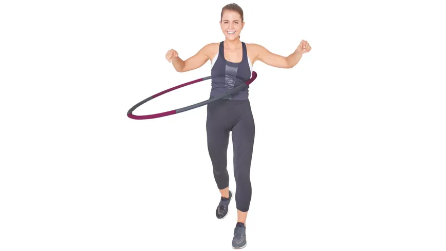 Schildkröt-Fitness - Fitness-Hoop, 100cm Durchmesser, Fuchsia-Anthrazit