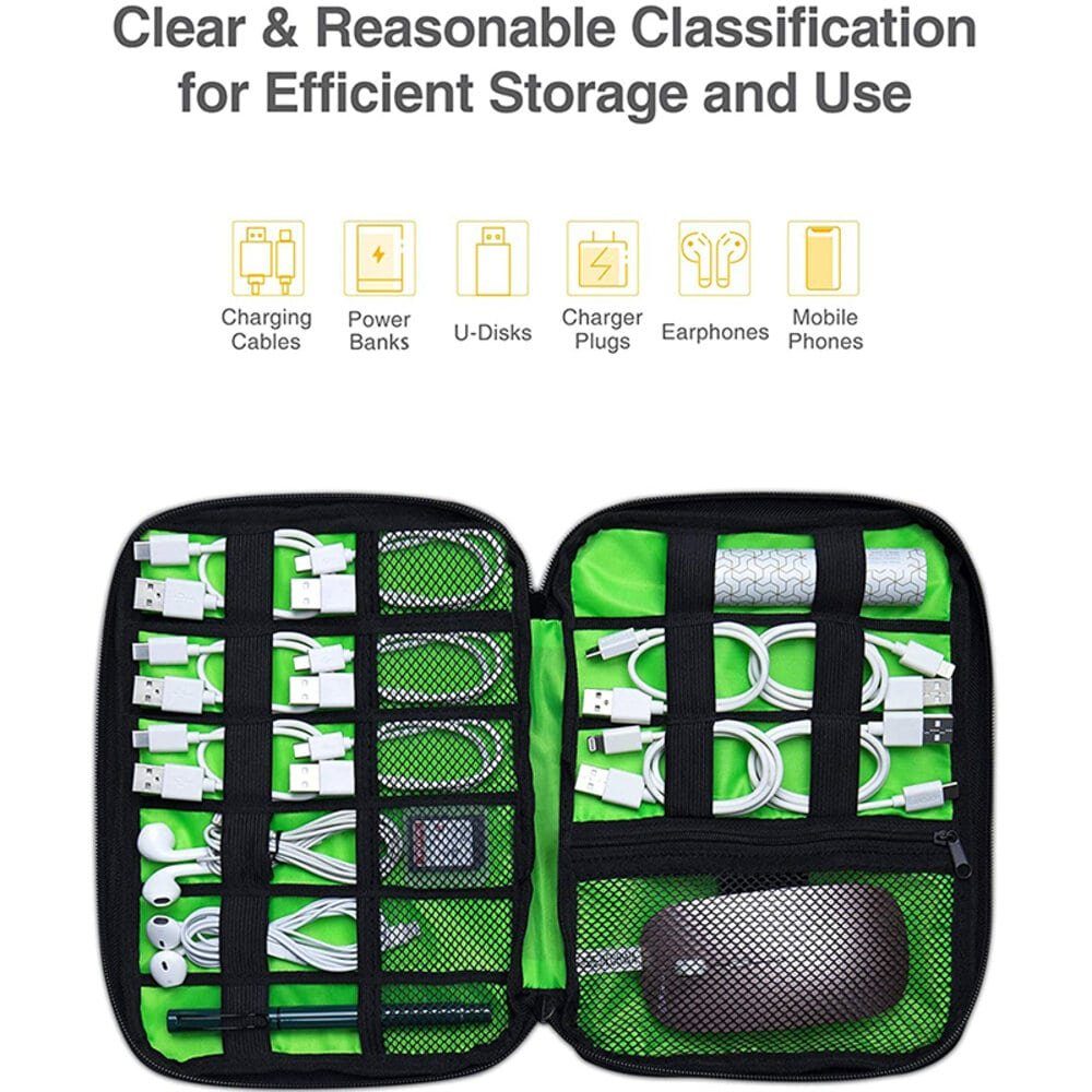 Gravizone Tablettasche Kabeltasche Kabel Organizer Bag (1x Kabeltasche)
