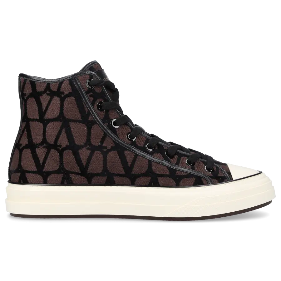 Valentino Garavani - Sneaker high TOTALLOOP Canvas - schwarz