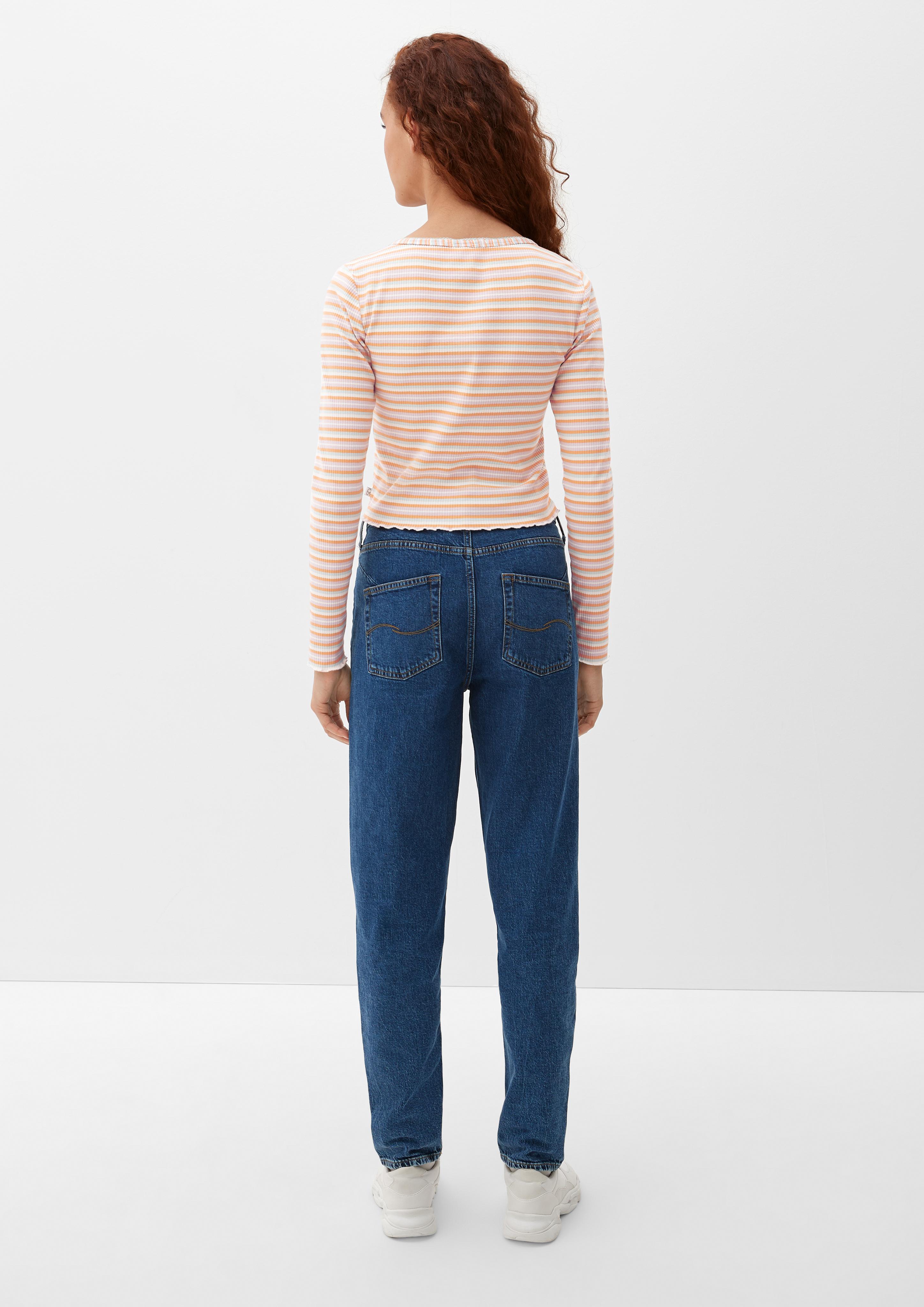 Langarmshirt mit Rippstruktur  2127617-21G0