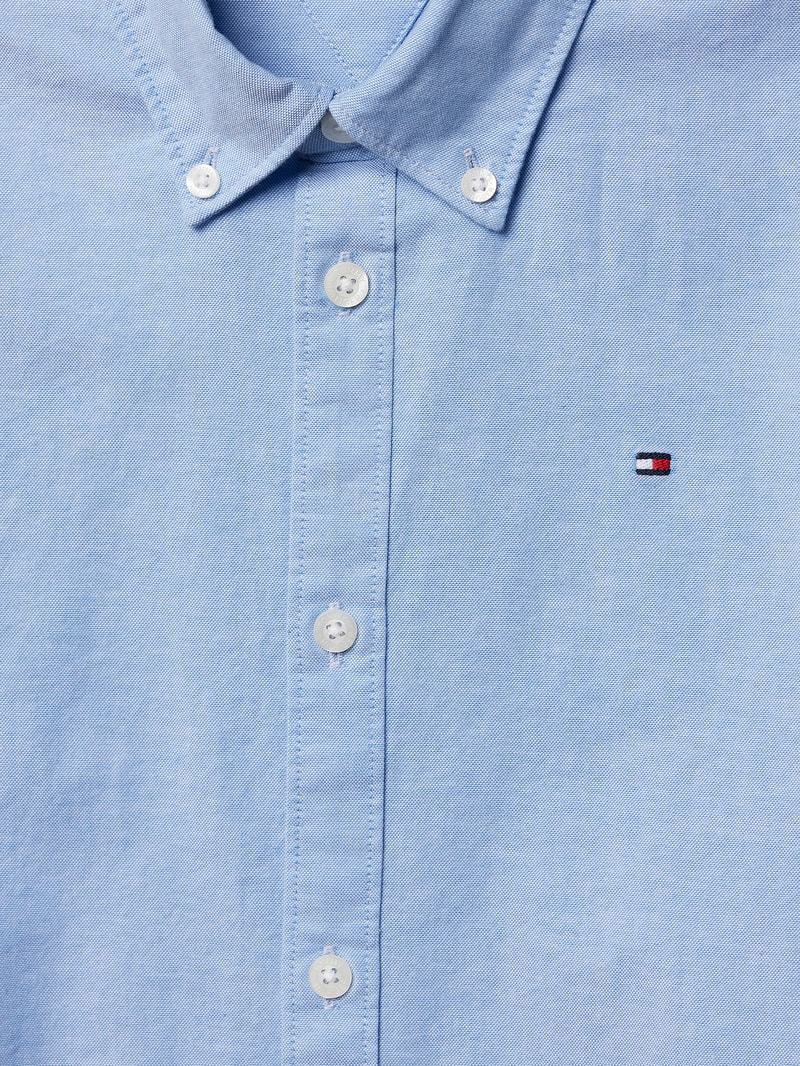Hemd mit Label-Stitching in bleu