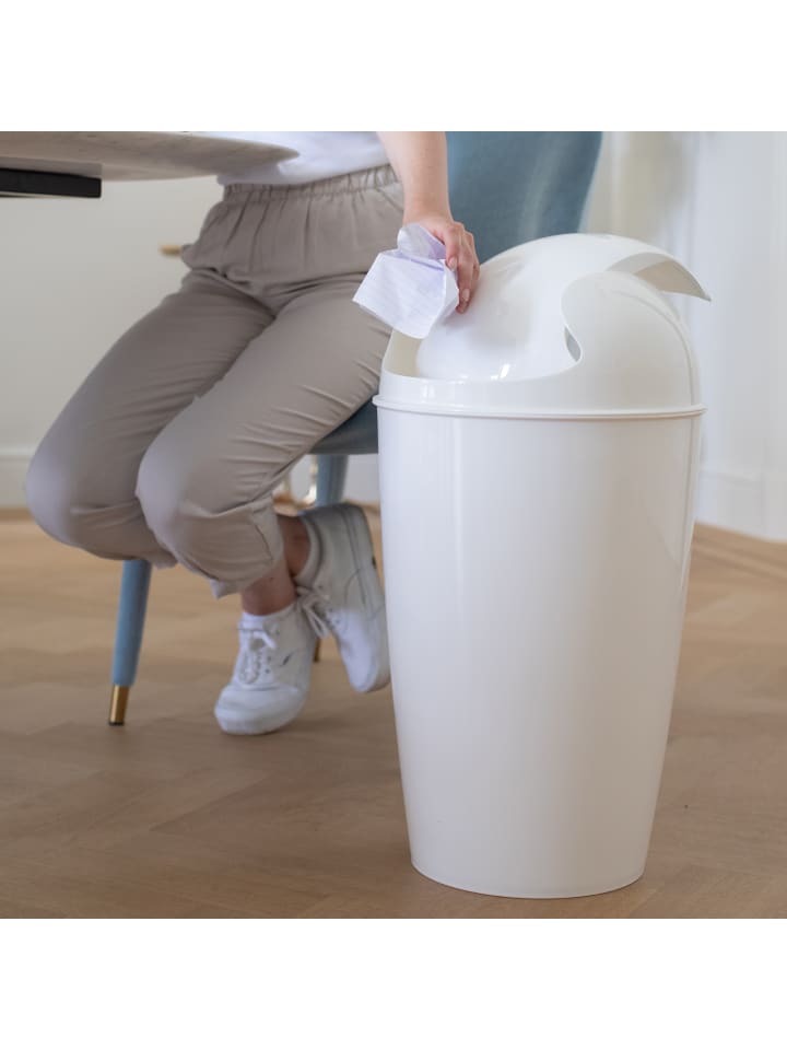 koziol DEL XL * - Schwingdeckeleimer 30l in recycled ash grey günstig kaufen onesize