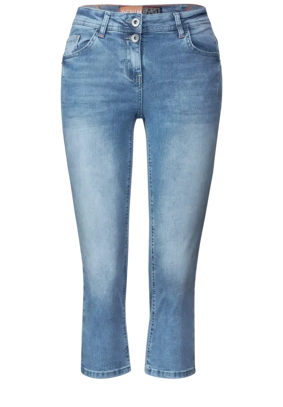 CECIL Casual Fit Jeans in 3/4