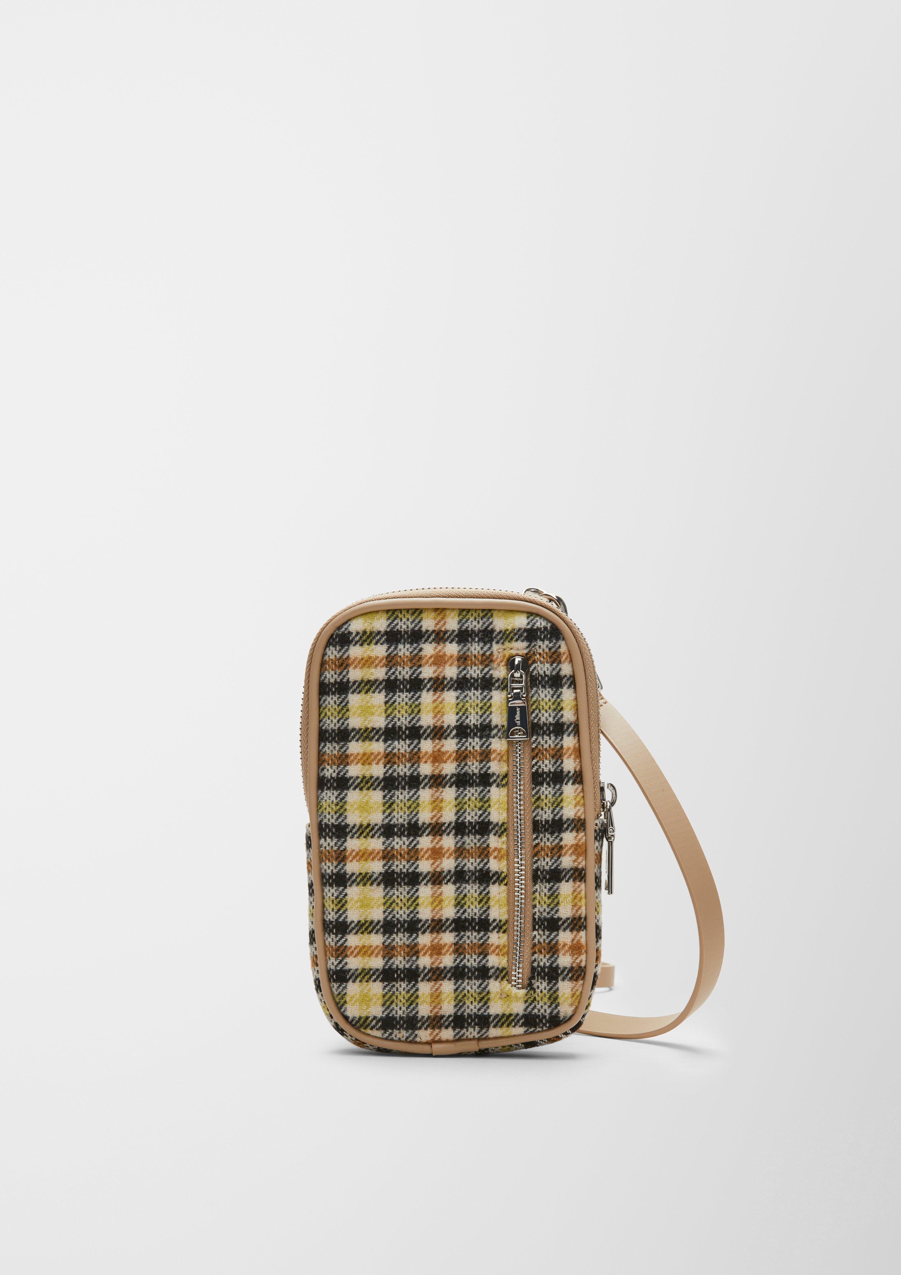 Handytasche in karierter Musterung  2122238-99N2