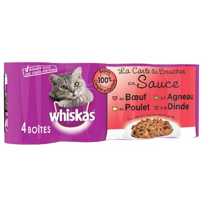 Sparpaket Whiskas La Carte 24 x 390 / 400 g