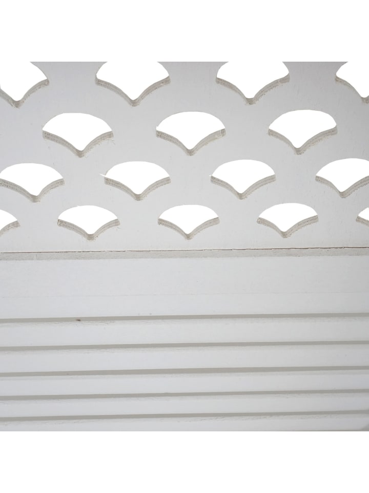 MCW Paravent A84 mit Ornamente, Weiß günstig kaufen onesize
