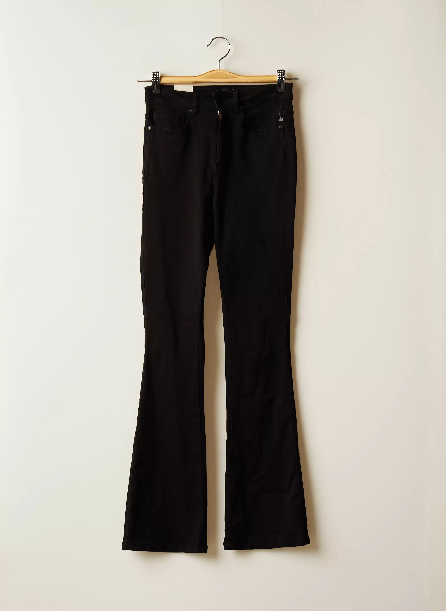 Only Pantalons Flare Femme couleur noir