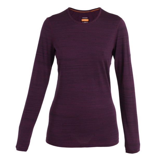 Icebreaker - Women's 200 Oasis L/S Crewe Ski Tracks - Merinounterwäsche