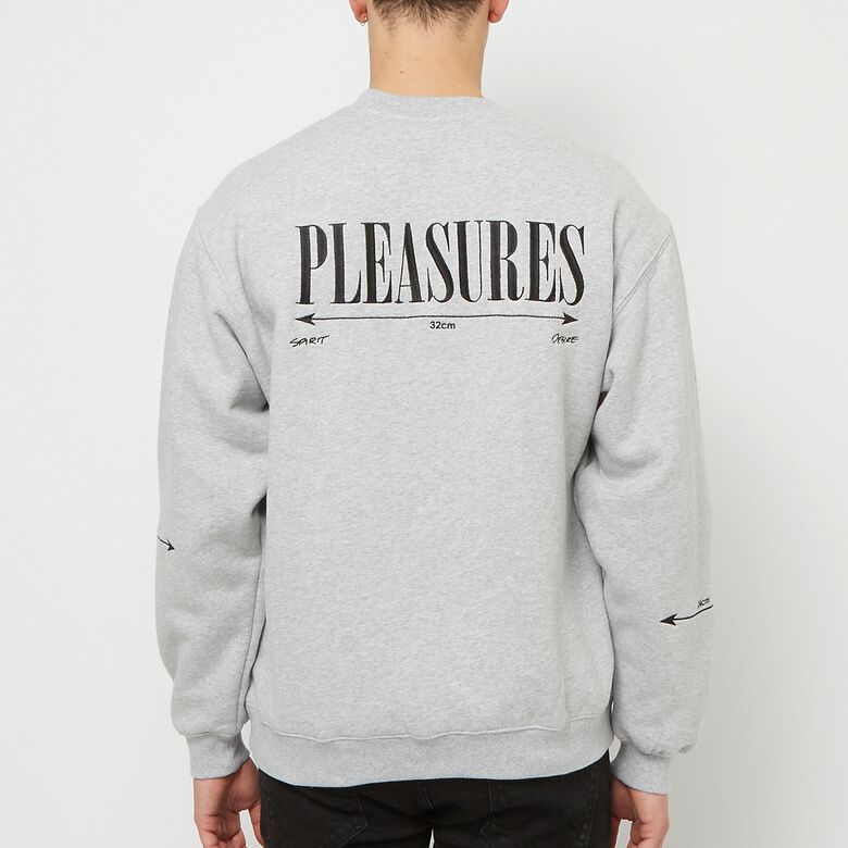 Pleasures Intersection Crewneck grey