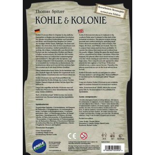 Kohle & Kolonie 2nd Edition (Multilingual)