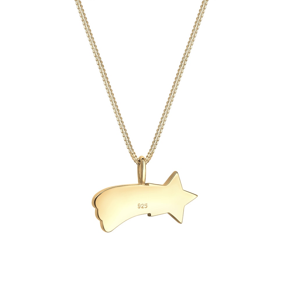 Elli Elli Collier Femme Pendentif Étoile Filante Multicolore - (925/1000) Argent collier