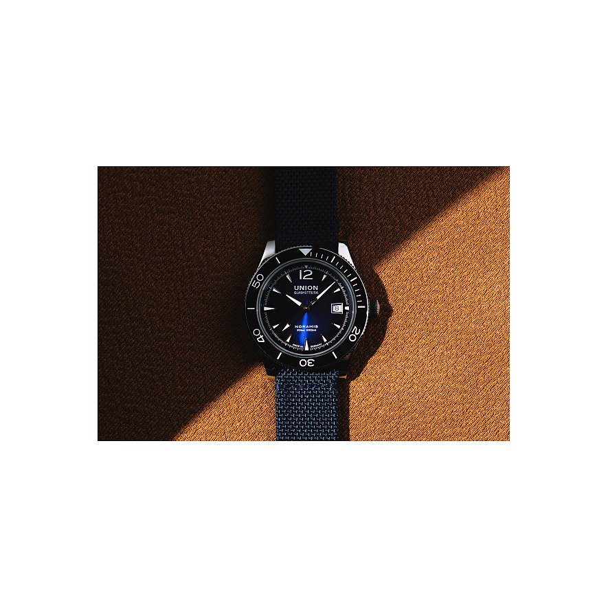 Union Glashütte Uhren-Set inkl. Wechselarmband Noramis Datum Sport