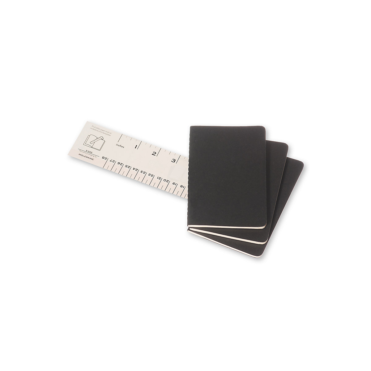 Notizbücher Cahier- P/A6- 3er Set- Blanko Notizbücher
