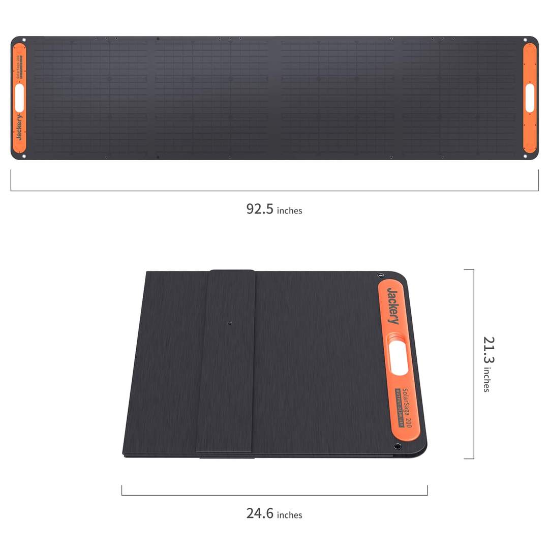 Painel solar Jackery SolarSaga de 200 W