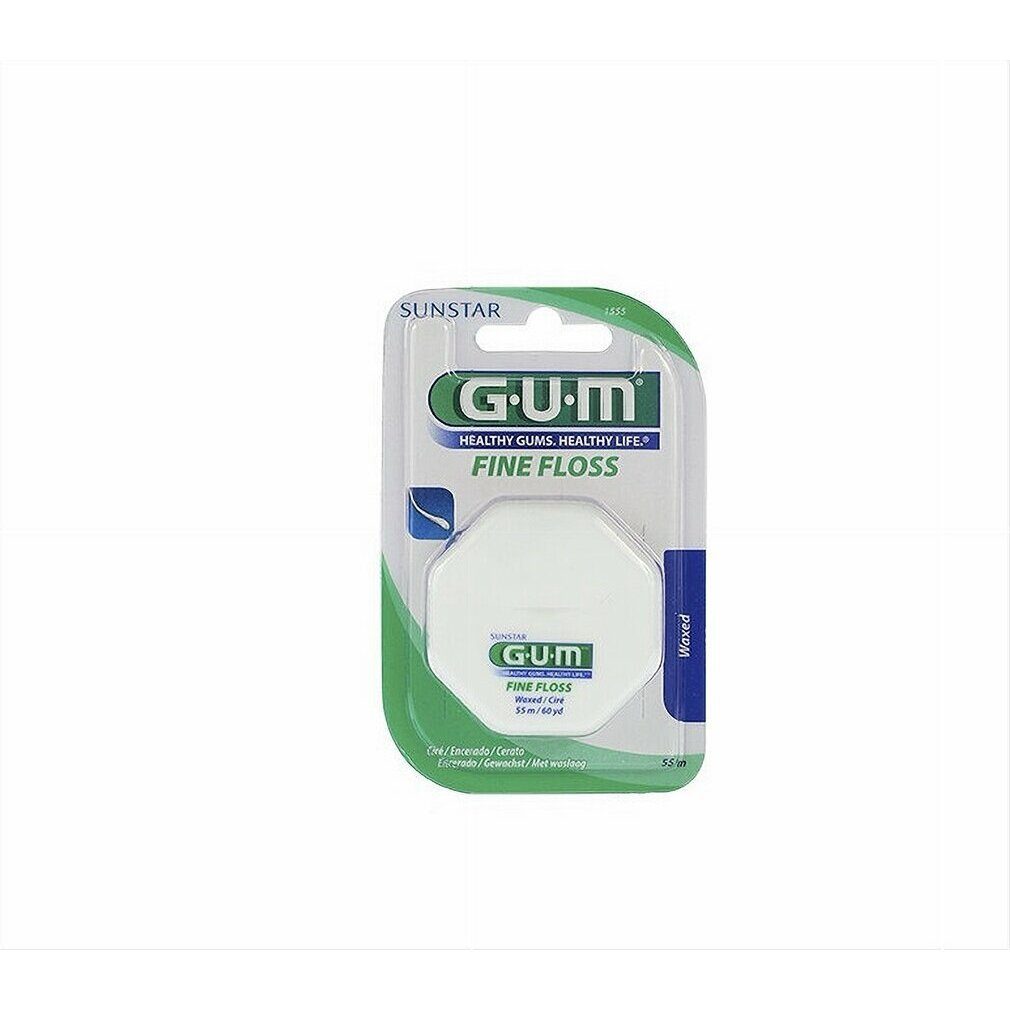 G.U.M Zahnseide G.U.M Feine Zahnseide gewachst 55 ml, (Packung)